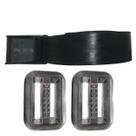 Cinto de borracha com 2 lastros 500g chumbo kit de mergulho para caça pesca sub