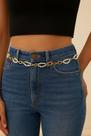 Cinto de cintura bodychain ouro e prata com mini pérolas e corrente Cinto de cintura bodychain ouro e prata com mini pérolas e corrente