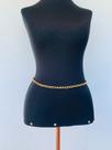 Cinto de cintura correntes Bodychain Unissex banhado a ouro
