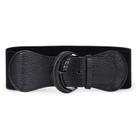 Cinto de cintura JASGOOD feminino com fivela elástica preta