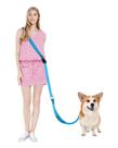 Cinto de cintura WANFIRE Hands-Free para cães de 1,6-2,4 m azul