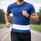 Cinto de Corrida 4KRUN Porta Celular 3 Bolsos Impermeável Unissex Fitness Academia