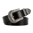 Cinto de couro JASGOOD Vintage Western Design para mulheres