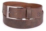 Cinto De Couro Legítimo Estilo Rústico Premium Masculino 4cm