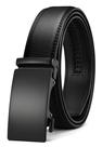 Cinto de couro masculino CHAOREN com catraca de 3,5 cm, microajustável