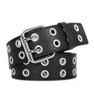 Cinto de couro moderno XZQTIVE Double Grommet para mulheres/homens