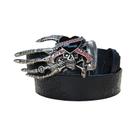 Cinto De Couro Punk plus Size Com Caveira, Estilo Harajuku Gótico Y2K, Com Mão De Esqueleto Em Cinto De Couro Punk plus Size Com Caveira, Estilo Harajuku Gótico Y2K, Com Mão De Esqueleto Em