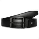Cinto De Couro Slim Oldmoney Masculino Legítimo Preto