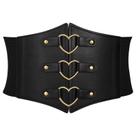 Cinto de espartilho feminino JKEEMI Heart-Ring, cintura elástica larga