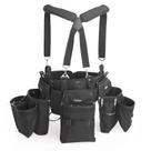 Cinto de ferramentas Chyaidach de 16 bolsos com suspensórios para homens Cinto de ferramentas Chyaidach de 16 bolsos com suspensórios para homens