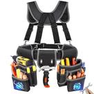 Cinto de ferramentas FamilyKit Professional com bolsa magnética com suspensórios Cinto de ferramentas FamilyKit Professional com bolsa magnética com suspensórios