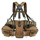Cinto de ferramentas para eletricista com suspensórios Oxford Cloth Khaki