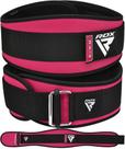 Cinto de levantamento de peso RDX AUTO LOCK, suporte traseiro acolchoado de 6,5”