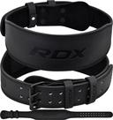 Cinto de levantamento de peso RDX Gym Fitness em couro bovino 4" 6"