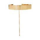 Cinto De Metal Elegante Para Mulheres, Cor Sólida, Acessório De Moda Hershine Para Vestidos,