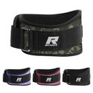 Cinto de Musculação RitFit 6 Polegadas Preto Camuflado com Suporte