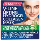 Cinto de tonificação facial V Line Stylia Double Chin Mask 5PC Cinto de tonificação facial V Line Stylia Double Chin Mask 5PC