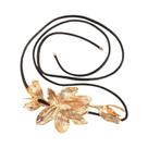 Cinto Dourado Com Aplicações De Lótus Para Mulheres, Acessório De Moda Estilo Boêmio Para Vestidos E