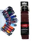 Cinto elástico ajustável Rawlings - tamanho único para 46 a 91 cm - marrom