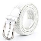 Cinto elástico elástico em lona trançada Radmire White L Cinto elástico elástico em lona trançada Radmire White L