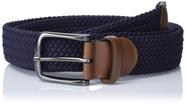 Cinto elástico masculino Perry Ellis azul marinho pequeno 30-32