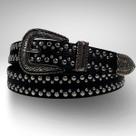 Cinto Estilo Country Unissex Detalhe Metal Tachas Moda
