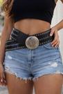 Cinto Feminino Ajustável Moda Country Rodeio Lançamento