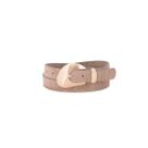 Cinto Feminino Básico Com Fivela Orgânica Metal Dourado Cinto Feminino Básico Com Fivela Orgânica Metal Dourado