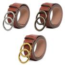 Cinto Feminino Caramelo Argola Dupla Blogueira Estilosa