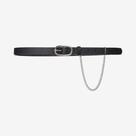 Cinto Feminino Com Corrente Preto