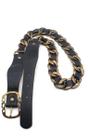 Cinto feminino couro com corrente JK5265.