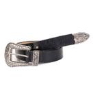 Cinto Feminino Couro Ponteira de Metal Lucille Cinto Feminino Couro Ponteira de Metal Lucille