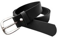 Cinto feminino couro, simples moda elegante preto marrom caramelo fivela metal prata