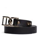 Cinto Feminino Dakota Couro Fivela Preto