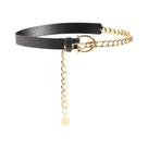 Cinto Feminino De Metal Multicamadas Com Pingente De Corrente Na Cintura, Elegante E Sexy, Com