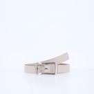Cinto Feminino em Couro com fivela Prateada