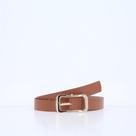 Cinto Feminino em Couro Fivela Dourada