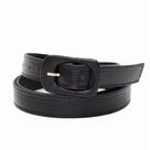 Cinto Feminino Em Couro Fivela Retangular Encapada Luxo