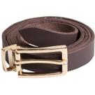 Cinto Feminino em Couro Soleta com Fivela Dourada Artlux FM266 -