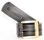 Cinto feminino esporte em couro largura 4,7cm ED001 Barão do Couro Cinto feminino esporte em couro largura 4,7cm ED001 Barão do Couro