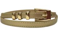 Cinto Feminino Fino Fivela Dourada Casual Decorativo C-33