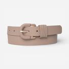 Cinto Feminino Fivela Detalhada Bege