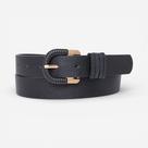 Cinto Feminino Fivela Detalhada Preto