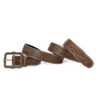 Cinto Feminino Moda Country Couro Entalhado Floral Girassol