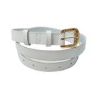 Cinto Feminino RMarqCollection Material Couro Fivela dourada Largura (2 cm)