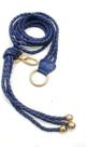 Cinto feminino trançado chicote triplo couro LU320