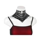 Cinto Feminino Vintage Gótico Punk Em material sintético Com Alças Ajustáveis Para Festas, Festivais E Cinto Feminino Vintage Gótico Punk Em material sintético Com Alças Ajustáveis Para Festas, Festivais E