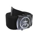 Cinto fox boy preto com fivela bope