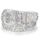 Cinto JASGOOD Strass Western Cowgirl Cowboy Leather