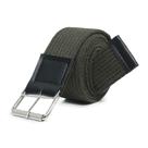 Cinto Lona Gorgurao Tecido Liso Masculino Ajuste Fivela Reforçada Aço Detalhe Em Couro Cinto Lona Gorgurao Tecido Liso Masculino Ajuste Fivela Reforçada Aço Detalhe Em Couro